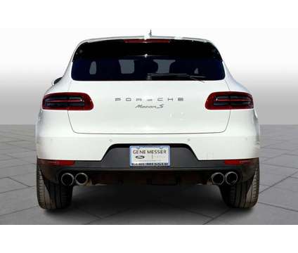 2015UsedPorscheUsedMacanUsedAWD 4dr is a White 2015 Porsche Macan Car for Sale in Lubbock TX