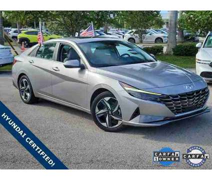 2022 Hyundai Elantra Limited is a Silver 2022 Hyundai Elantra Limited Sedan in Deerfield Beach FL