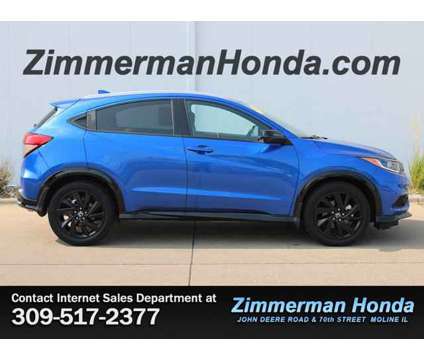 2021 Honda HR-V Sport is a Blue 2021 Honda HR-V Car for Sale in Moline IL