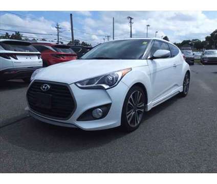 2016 Hyundai Veloster Turbo is a White 2016 Hyundai Veloster Turbo Car for Sale in Meriden CT