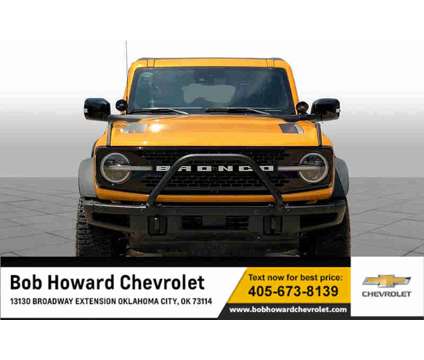 2021UsedFordUsedBroncoUsed2 Door Advanced 4x4 is a Orange 2021 Ford Bronco Car for Sale in Oklahoma City OK