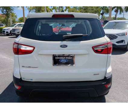 2018 Ford EcoSport S is a White 2018 Ford EcoSport S Car for Sale in Estero FL