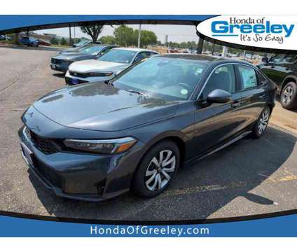 2025 Honda Civic Sedan LX is a Grey 2025 Honda Civic Sedan in Greeley CO