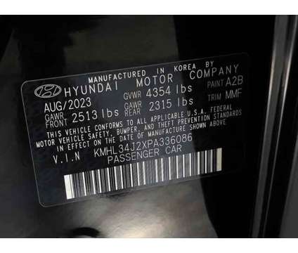 2023 Hyundai Sonata Limited is a Black 2023 Hyundai Sonata Limited Sedan in Schaumburg IL