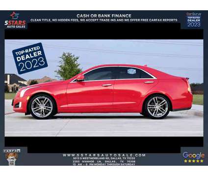 2014 Cadillac ATS for sale is a Red 2014 Cadillac ATS Car for Sale in Dallas TX
