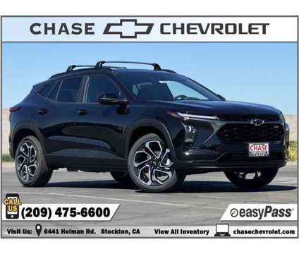 2025 Chevrolet Trax 2RS is a Black 2025 Chevrolet Trax Car for Sale in Stockton CA