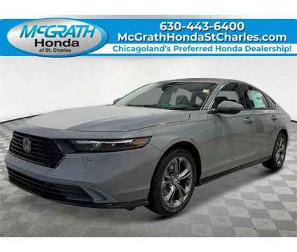 2024 Honda Accord Hybrid EX-L is a Grey 2024 Honda Accord Hybrid EX Hybrid in Saint Charles IL