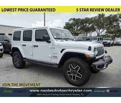 2024 Jeep Wrangler Sahara is a White 2024 Jeep Wrangler Sahara SUV in Naples FL