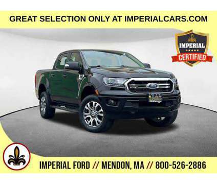 2021UsedFordUsedRangerUsed4WD SuperCrew 5 Box is a Black 2021 Ford Ranger Car for Sale in Mendon MA