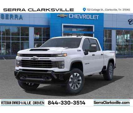 2024 Chevrolet Silverado 2500HD Custom is a White 2024 Chevrolet Silverado 2500 H/D Truck in Clarksville TN