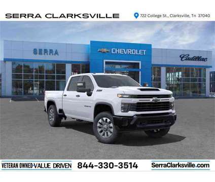 2024 Chevrolet Silverado 2500HD Custom is a White 2024 Chevrolet Silverado 2500 H/D Truck in Clarksville TN