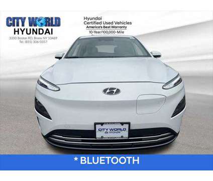 2023 Hyundai Kona Electric SEL is a White 2023 Hyundai Kona SUV in Bronx NY