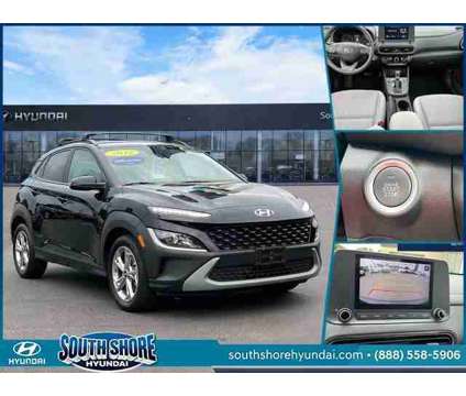 2022 Hyundai Kona SEL is a Black 2022 Hyundai Kona SEL SUV in Valley Stream NY