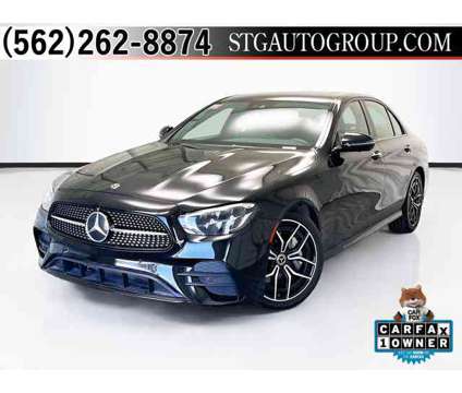 2021 Mercedes-Benz E-Class E 350 PREMIUM &amp; AMG LINE W/NIGHT PACKAGE is a Black 2021 Mercedes-Benz E Class E350 Sedan in Bellflower CA