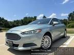 2014 FORD FUSION S HYBRID Blue,