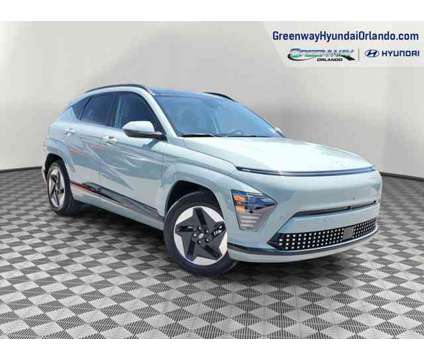 2024 Hyundai Kona Electric Limited is a Green 2024 Hyundai Kona SUV in Orlando FL