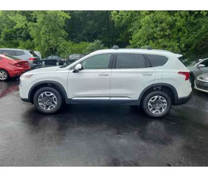 2023 Hyundai Santa Fe Hybrid Blue is a White 2023 Hyundai Santa Fe Hybrid in Plainfield CT