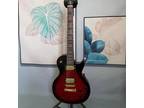 Custom LP Electric Guitar Solid Red Flamed Maple Top Gold Hardware HH Pickups