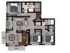 The Flats at Inverness - Energy 3 Bedroom Signature D1r