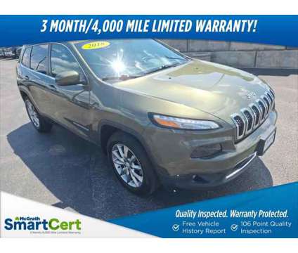 2018 Jeep Cherokee Limited 4x4 is a Green 2018 Jeep Cherokee Limited SUV in Dubuque IA