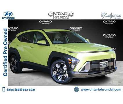 2024 Hyundai Kona SEL is a Yellow 2024 Hyundai Kona SEL SUV in Ontario CA