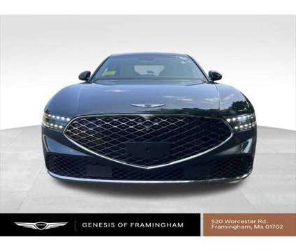 2024 Genesis G90 3.5T e-SC AWD is a Green 2024 Genesis G90 Sedan in Framingham MA