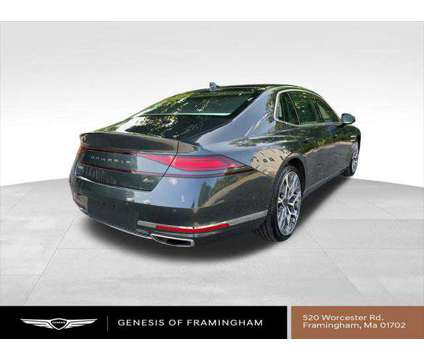 2024 Genesis G90 3.5T e-SC AWD is a Green 2024 Genesis G90 Sedan in Framingham MA