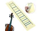 4/4 Violin Fretboard Sticker Fingerboard Marker Fiddle Learn Note Chart Tape