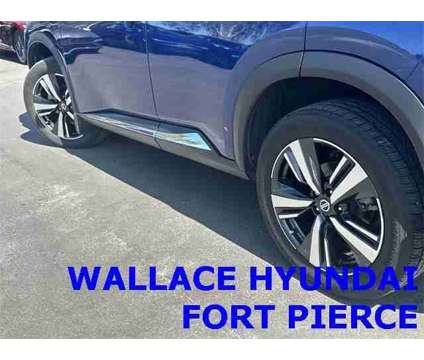 2021 Nissan Rogue Platinum FWD is a Black, Blue 2021 Nissan Rogue Station Wagon in Fort Pierce FL