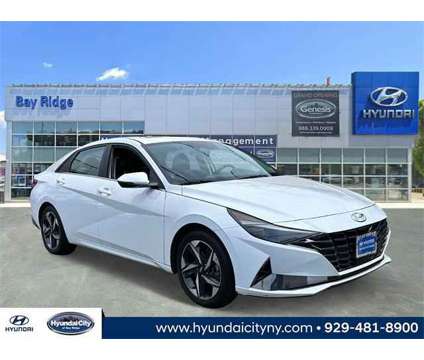 2023 Hyundai Elantra Limited is a White 2023 Hyundai Elantra Limited Sedan in Brooklyn NY