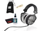 Beyerdynamic DT 990 Pro Studio Headphones for Mixing and Mastering +6Ave Headpho