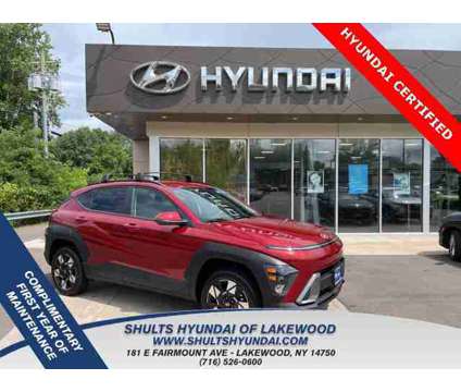 2024 Hyundai Kona SEL is a Red 2024 Hyundai Kona SEL SUV in Lakewood NY