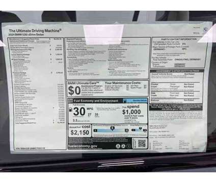 2024 BMW 5 Series i xDrive is a Green 2024 BMW 5-Series Sedan in Erie PA