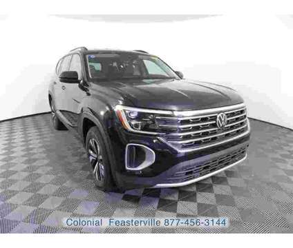 2024 Volkswagen Atlas 2.0T SE is a Black 2024 Volkswagen Atlas 2.0T SE SUV in Feasterville Trevose PA