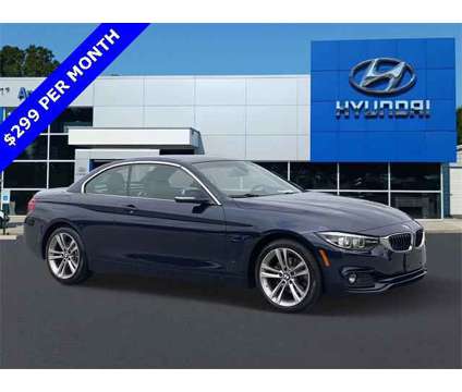 2018 BMW 4 Series xDrive is a Blue 2018 Convertible in Anderson SC