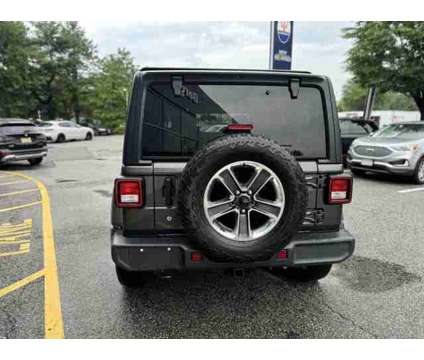 2018 Jeep Wrangler Unlimited Sahara 4X4, AUTO, LOADED, 1 OWNER, FRESH TRADE!! is a Grey 2018 Jeep Wrangler Unlimited Sahara SUV in Saddle River NJ