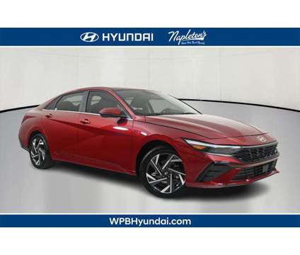 2024 Hyundai Elantra Hybrid Limited is a Red 2024 Hyundai Elantra Hybrid in West Palm Beach FL