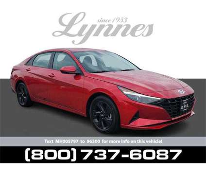 2021 Hyundai Elantra SEL is a Red 2021 Hyundai Elantra Sedan in Bloomfield NJ