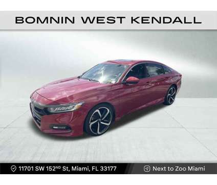 2020 Honda Accord Sport 2.0T is a Red 2020 Honda Accord Sport Sedan in Miami FL