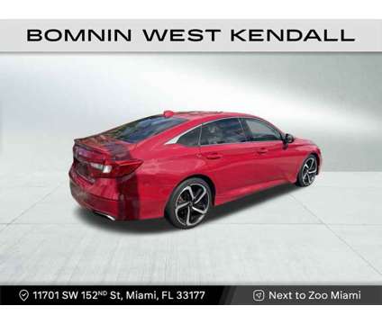 2020 Honda Accord Sport 2.0T is a Red 2020 Honda Accord Sport Sedan in Miami FL