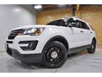 2019 Ford Explorer Police AWD Blue and White Lightbar and LED Lights