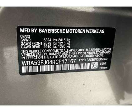 2024 BMW 5 Series i xDrive is a Grey 2024 BMW 5-Series Sedan in Shrewsbury MA