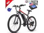 500W Electric Bike for SALE,26'' Mountain Bike 21Speed Commuter Ebike 48V Motor#