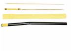 Montague 2 Piece Split Bamboo Spinning Fishing Rod 7’ 5oz W/ Bag & Case