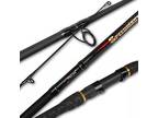 Surf Spinning Rod 2PC/4PC Solid Carbon Fiber Travel Fishing Pole 9/10/11/12/15FT