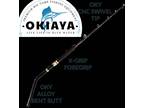 OKIAYA 80-130lb 5'6"Blueline" Saltwater Fishing Rod Bent Butt Swivel Tip