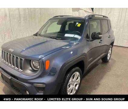 2023 Jeep Renegade Limited PANORAMIC ROOF is a Blue, Grey 2023 Jeep Renegade Limited SUV in Saint Charles IL