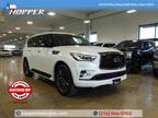 2023 Infiniti QX80 White, 8K miles