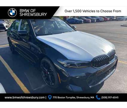 2024 BMW 3 Series 330i xDrive Sedan is a Black 2024 BMW 3-Series Sedan in Shrewsbury MA