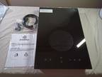 Induction Cooktop, 2 Burner Cooktop 120V Vertical. Stove 12” LED Touch (READ)